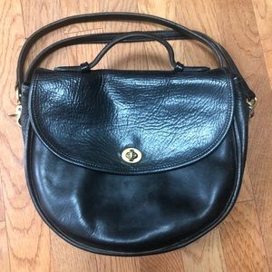 Vintage Coach Leather Crossbody Bag